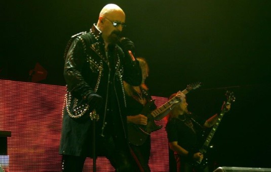 Z koncertu heavymetalové legendy Judas Priest v Ostravě