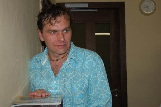 Herec a šéf absintového klubu Přemysl Bureš.