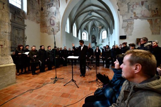 Kostel sv. Václava zažil unikátní koncert tří ostravských pěveckých sborů
