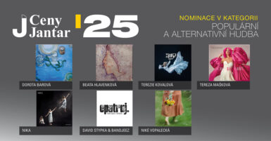 Nominace na Cenu Jantar za populární a alternativní hudbu získalo sedm nahrávek